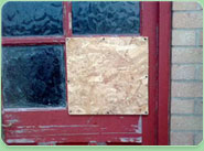 boarded up Ashtead